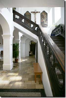 Das Foyer im Schloss